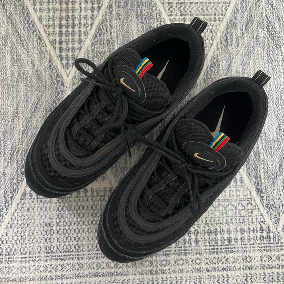 Nike Air Max 97 QS Olympic Rings Black 2019 Mens Size 8.5 CI3708-001 - Picture 2 of 8